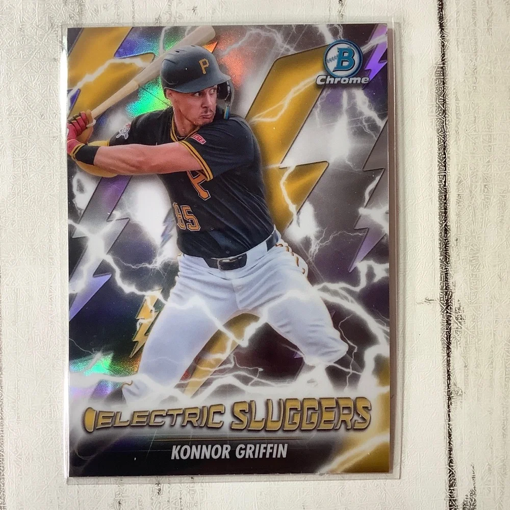 2026 Bowman #ES-17 Electric Sluggers - Konnor Griffin Pittsburgh Pirates